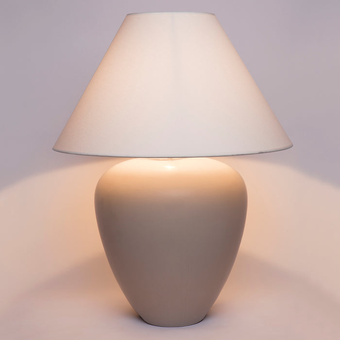 Picasso Table Lamp - Natural w White Shade