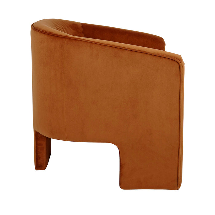 Kylie Arm Chair - Caramel Velvet