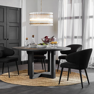 Cafe Lighting and Living Leeton Round Dining Table - 1.5m