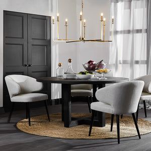Cafe Lighting and Living Leeton Round Dining Table - 1.5m