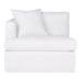 Cafe Lighting and Living Birkshire Slip Cover Left Arm Facing Seat - White Linen