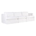 Cafe Lighting and Living Birkshire Slip Cover Modular Sofa - White Linen