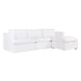 Cafe Lighting and Living Birkshire Slip Cover Modular Sofa - White Linen