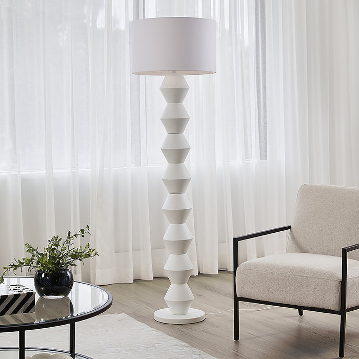 Abstract Floor Lamp - White