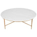 Cafe Lighting and Living Heston Round Marble Coffee Table