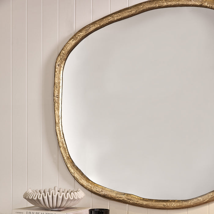 Tasman Wall Mirror - Gold Leaf