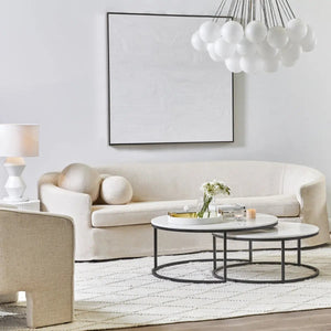 Cafe Lighting and Living Elle 3 Seater Slip Cover Sofa