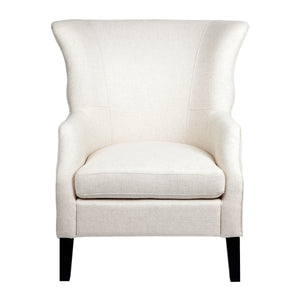 Cafe Lighting and Living Kristian Wing Back Arm Chair - Natural Linen