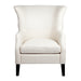 Cafe Lighting and Living Kristian Wing Back Arm Chair - Natural Linen