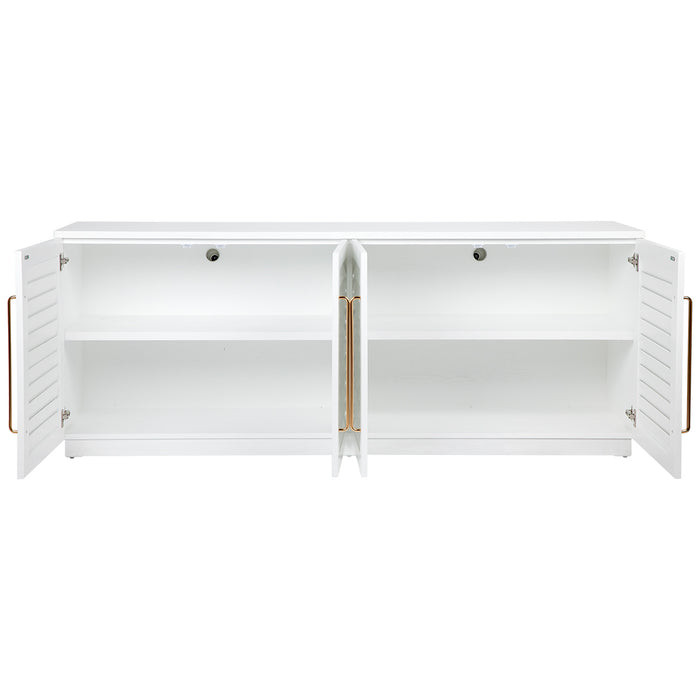 Cafe Lighting and Living Loft Oak Buffet - White