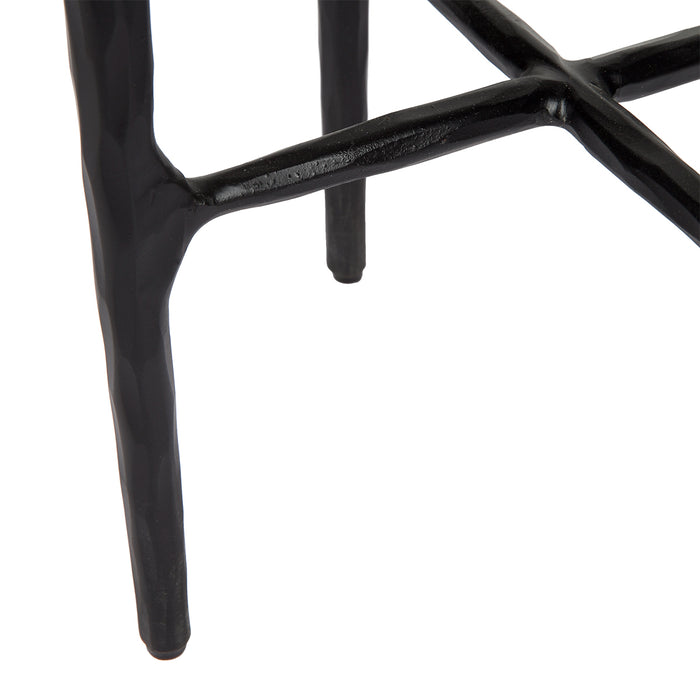 Heston Marble Petite Side Table - Black