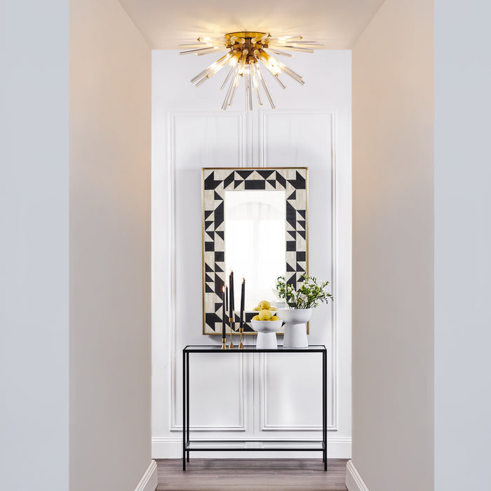 Cafe Lighting and Living Huxley Bone Inlay Wall Mirror