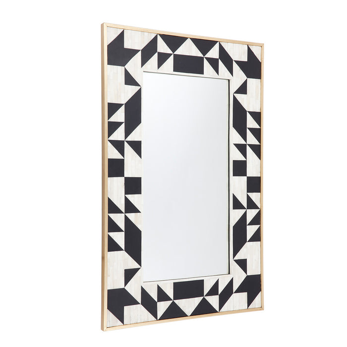 Cafe Lighting and Living Huxley Bone Inlay Wall Mirror