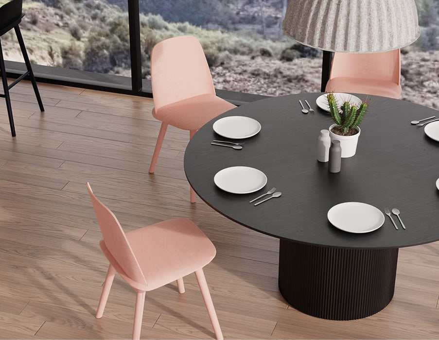 Mimi Dining Table - Black - Black - 155cm