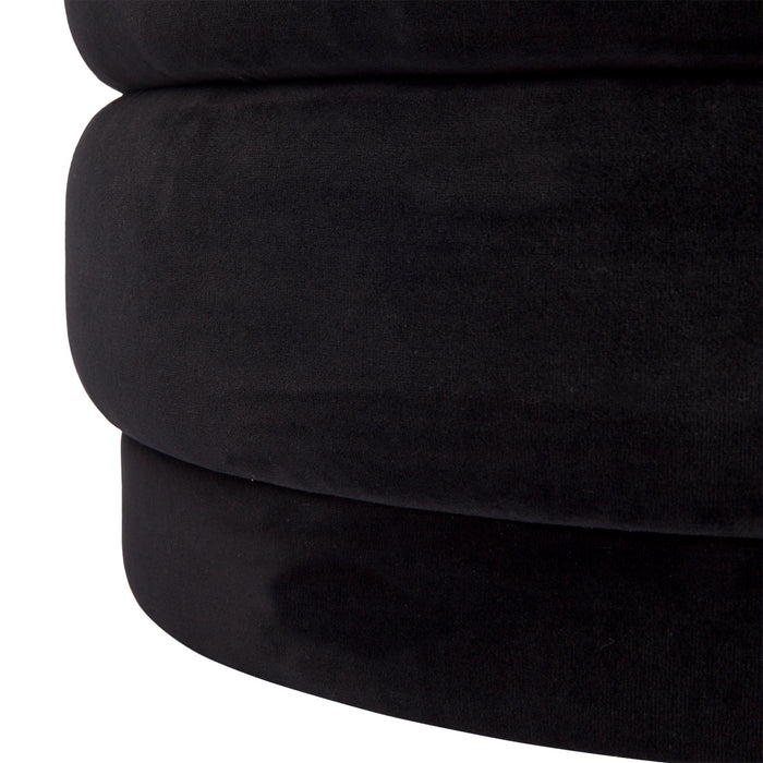 Demi Stool - Black Velvet