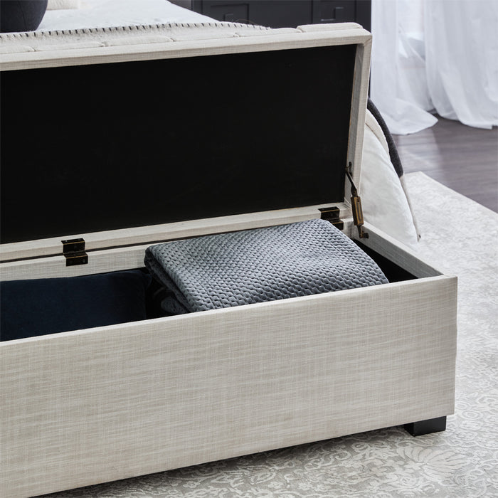 Cafe Lighting and Living Soho Storage Bench Ottoman