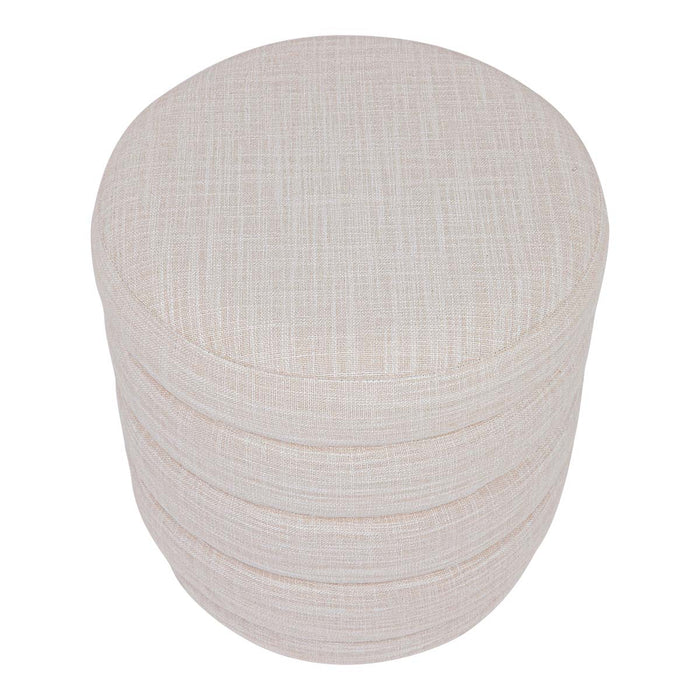 Demi Stool - Off White Linen