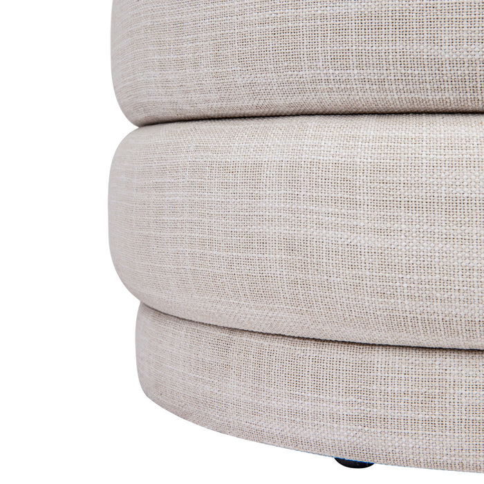 Demi Stool - Off White Linen