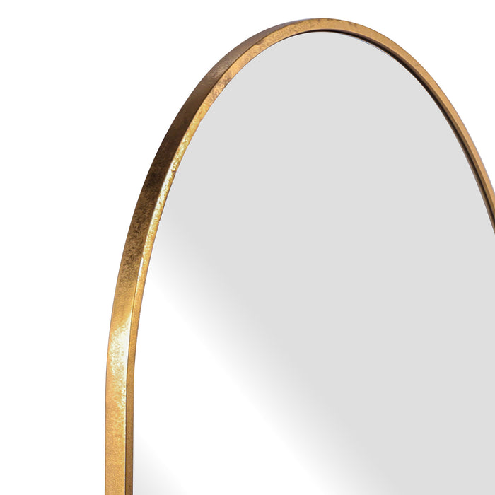 Archibald Floor Mirror - Gold Leaf