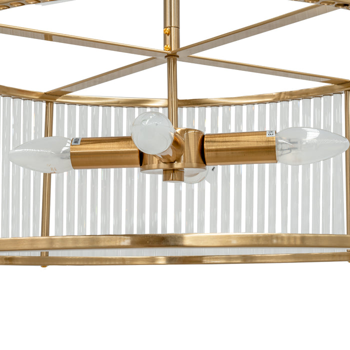 Farrah Flush Mount - Brass