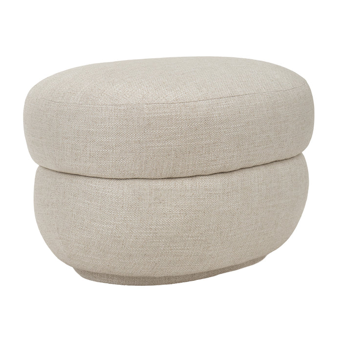 Aurora Foot Stool - Natural Linen