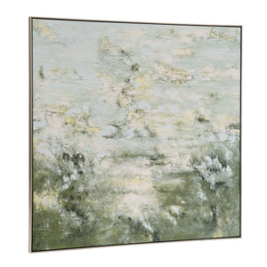 Whimsical Meadow Oil on Canvas Painting