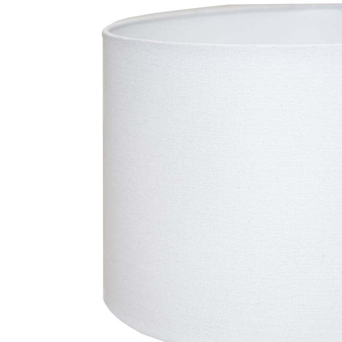 Larissa Drum Shade - Medium White