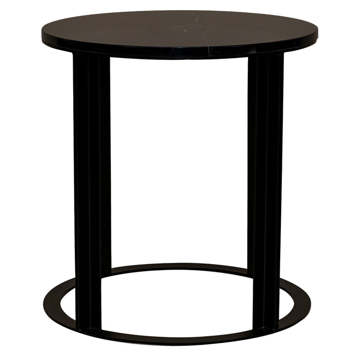 Bowie Marble Side Table - Black