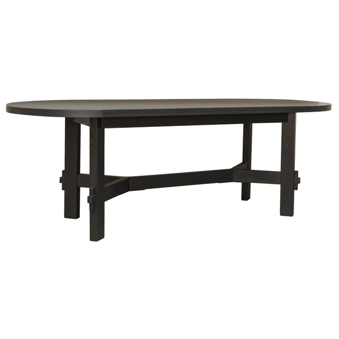 Noho Oval Dining Table - 2.2m Black