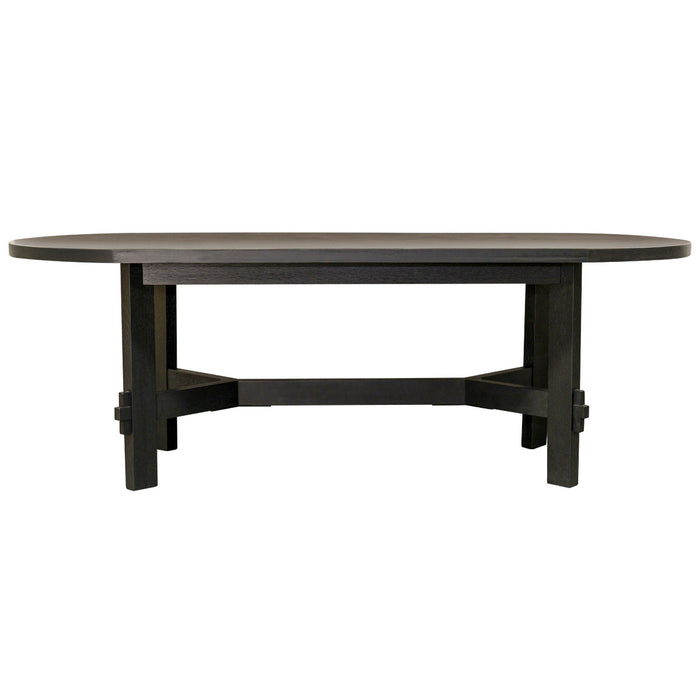 Noho Oval Dining Table - 2.2m Black