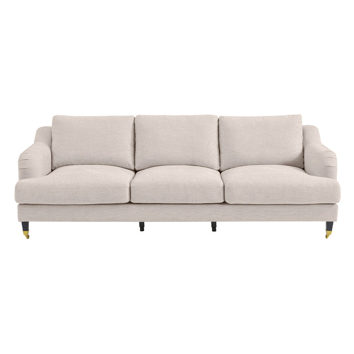 Aerin 3 Seater Sofa - Natural Linen