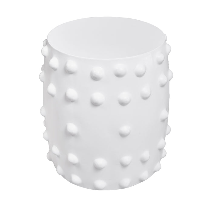 Otto Concrete Stool - White