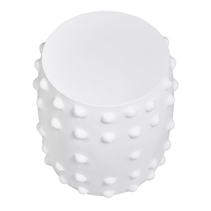 Otto Concrete Stool - White