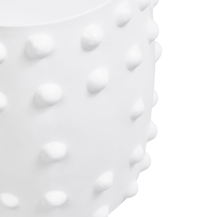 Otto Concrete Stool - White