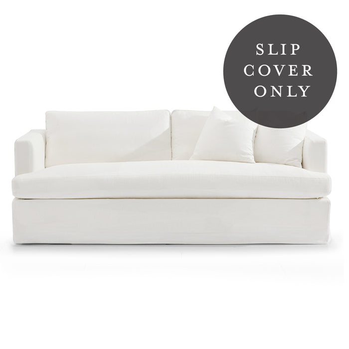 Birkshire 3 Seater Sofa SLIP COVER ONLY - White Linen