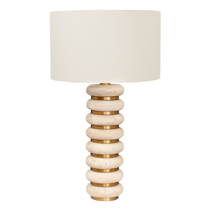 Juno Travertine Table Lamp