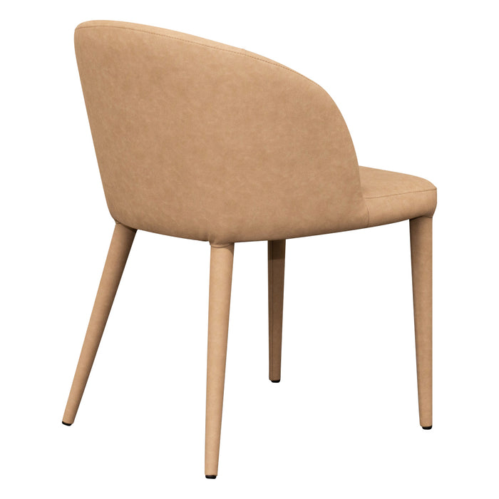 Paltrow Dining Chair - Tan Vegan Leather