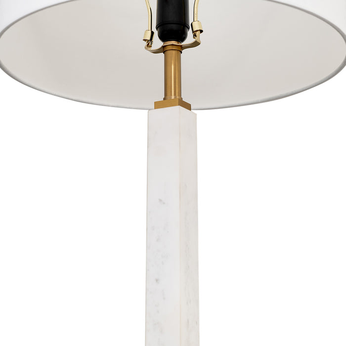 Essex Marble Table Lamp - White