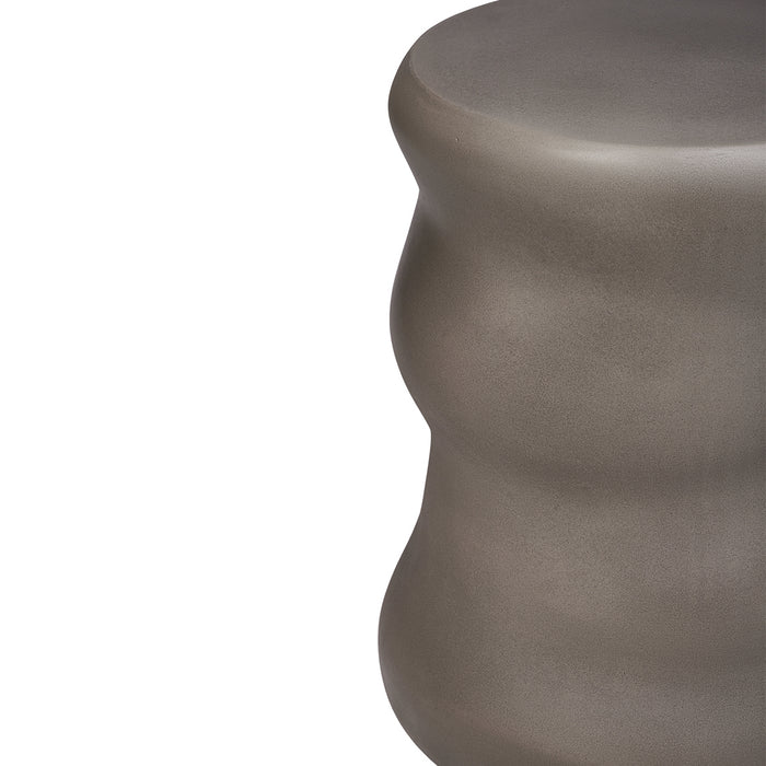 Dune Concrete Stool - Grey