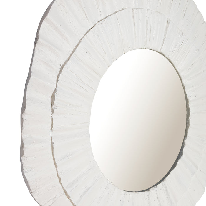 Corfu Wall Mirror - White