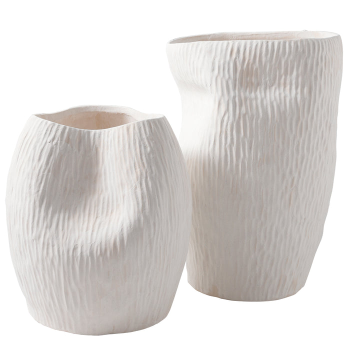 Maeve Porcelain Vase - Medium White