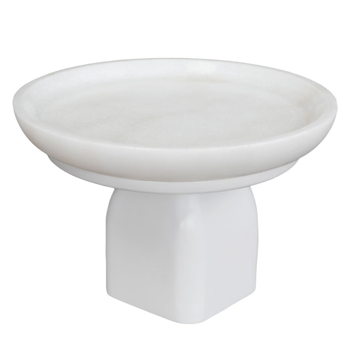 Edith Footed Bowl - Small White