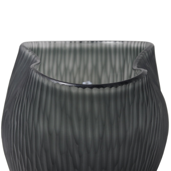 Eloise Vase - Medium Charcoal