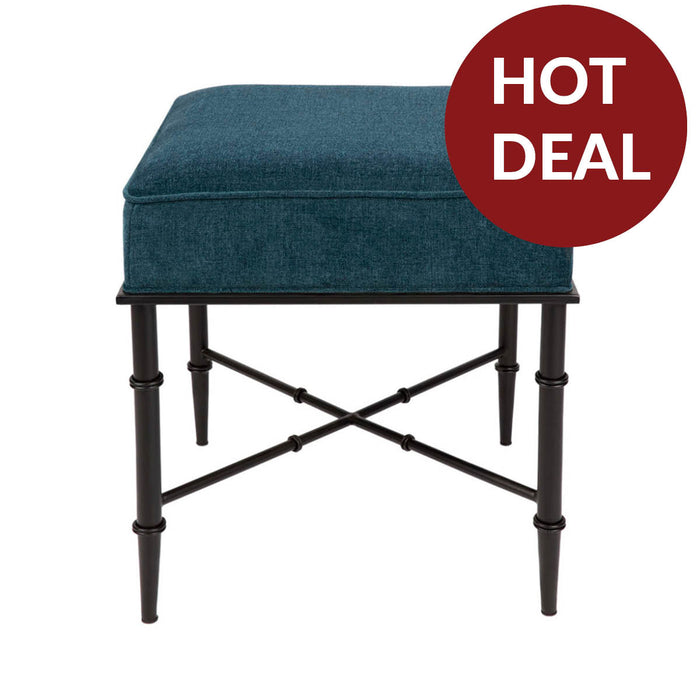 Hacienda Stool - Teal Chenille