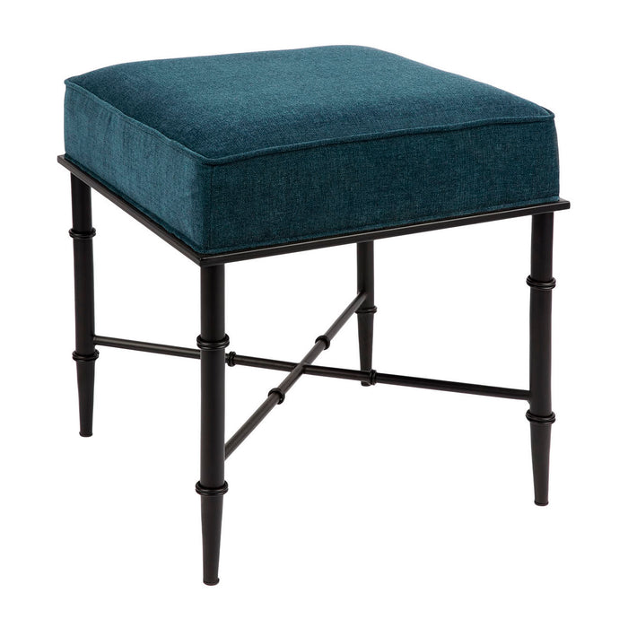 Hacienda Stool - Teal Chenille