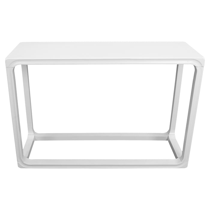 Cadie Console Table - White