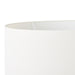 White fabric lampshade, close-up detail, from [Brand].