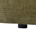 Green textured fabric with black leg, featuring [Brand] furniture.
