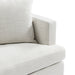 Beige sofa with cushion, simple modern design by [Brand].