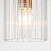 Elegant [Brand] pendant light with glass and brass accents.